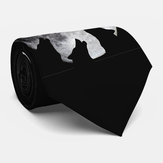 Moon 3 Wolf Stropdas (Opgerold)