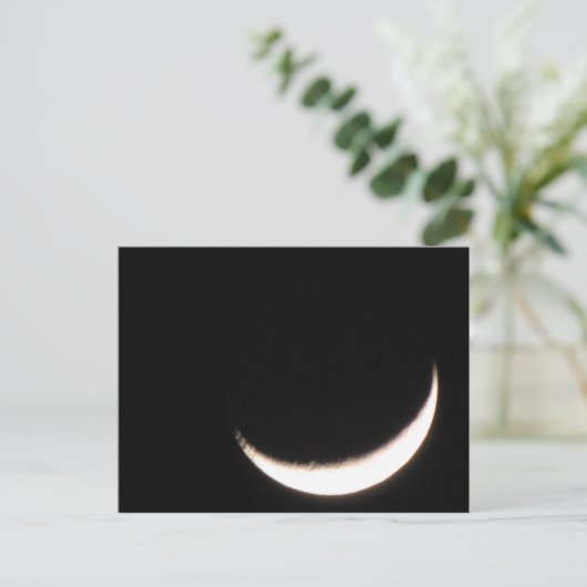 Moon aannemen... briefkaart (Staand voorkant)