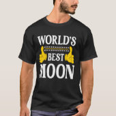 Moon Achternaam Funny Team Familie Achternaam Worl T-shirt (Voorkant)