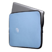 Moon Afbeelding laptophoes 15-inch Laptop Sleeve (Voorkant Links)