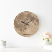 Moon Afbeelding voor ronde wandklok (Huis)