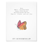 Moon - afdrukbaar tot 8,5 x 11 poëzie foto afdruk (Voorkant)