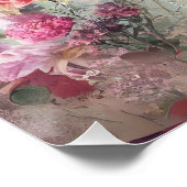 Moon and Flowers - Poster (Hoek)