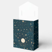 Moon and Gold Stars Moon Baby shower Bedankdoosjes (Geopend)