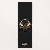 Moon and Lotus Flower Yoga  Yogamat (Voorkant)