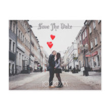 Moon and Raven Waterverf Wedding Save the Date