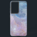 Moon and Rose Phone Case Samsung Galaxy Hoesje<br><div class="desc">It's a phone case with lovely pastel colors and a moon and shimmering rose on it.</div>