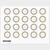 Moon and Stars Adreslabel/Favor Sticker (Vel)