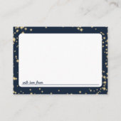 Moon and Stars Advice Kaarten voor Baby (Achterkant)