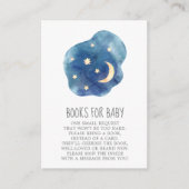 Moon and Stars Baby Boy Books for Baby Informatiekaartje (Voorkant)