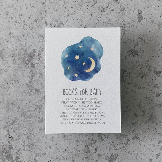 Moon and Stars Baby Boy Books for Baby Informatiekaartje