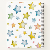 Moon and Stars Baby shower Cadeaulijst Notitieboek (Achterkant)