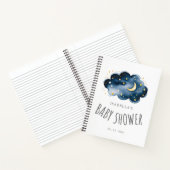 Moon and Stars Baby shower Cadeaulijst Notitieboek (Binnen)
