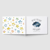 Moon and Stars Baby shower Gastboek Gastenboek (Volledig)