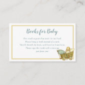  Moon and Stars Baby shower Informatiekaartje (Voorkant)