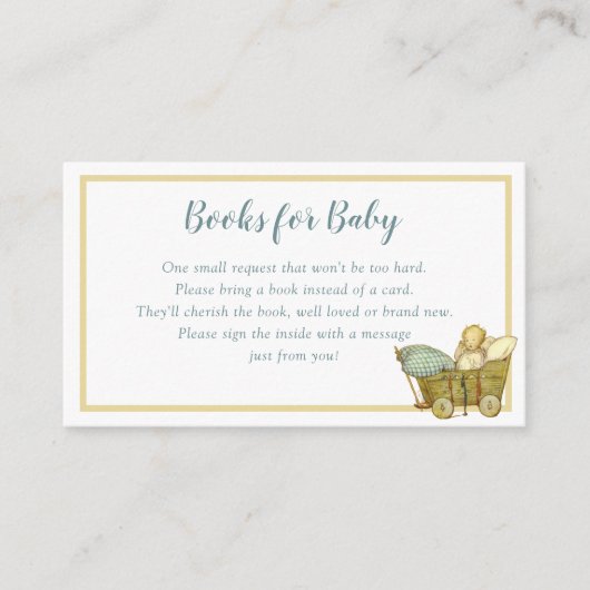  Moon and Stars Baby shower Informatiekaartje (Voorkant)