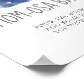 Moon and Stars Baby shower Mam-osa Bar Sign. Poster (Hoek)