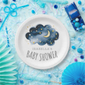 Moon and Stars Baby shower Paper Bord (Feest)