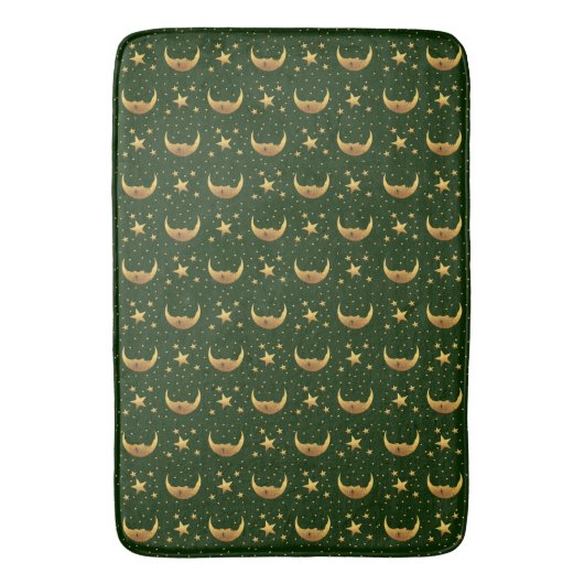 Moon and Stars Bath Mat (Voorkant Verticaal)