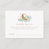 Moon and Stars Book Request/Raffle Enclosure Card Informatiekaartje (Achterkant)