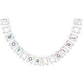 Moon and Stars Boy of Girl Bunting Flags Vlaggetjes (Alle)