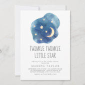 Moon and Stars Boy Twinkle Twinkle Little Star Kaart (Voorkant)