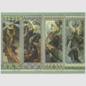 Moon and Stars by Alphonse Mucha Tissuepapier (Voorkant)