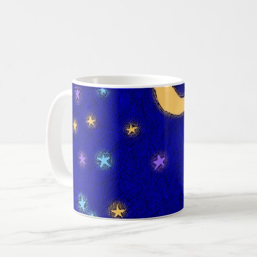 Moon and Stars Etsen Mok (Voorkant links)