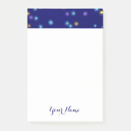  Moon and Stars Etsen Sticky Notes