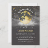 Moon and Stars Gold Celestial Baby shower Kaart (Voorkant)