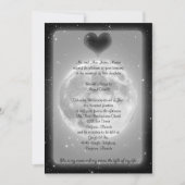 Moon and Stars Invitation Kaart (Voorkant)
