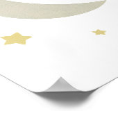Moon and Stars Nursery Poster (Hoek)