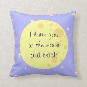 Moon and Stars  Pillow Kussen