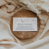 Moon and Stars Pink Books voor Baby insert kaart