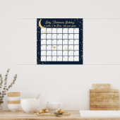 Moon and Stars Raad Baby's vervaldatum Poster (Keuken)