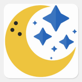 Moon and Stars Sleep Tracker Journal Sticker sheet