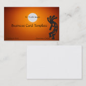 Moon and Stars Sun Kokopelli Visitekaartje (Voorkant / Achterkant)