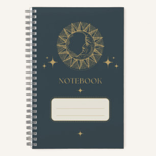 Moon and Stars thema Notitieboek
