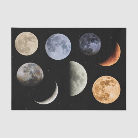 Moon and Stars Tissuepapier (Voorkant)