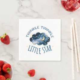 Moon and Stars Twinkle Twinkle Little Star Napkins Servet