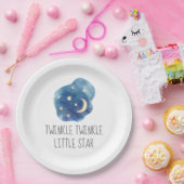 Moon and Stars Twinkle Twinkle Little Star Papieren Bordje (Feest)