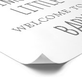 Moon and Stars Twinkle Twinkle Little Star Welcome Poster (Hoek)