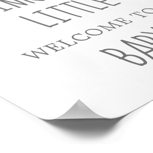 Moon and Stars Twinkle Twinkle Little Star Welcome Poster (Hoek)