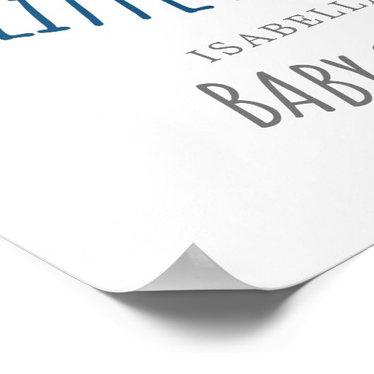 Moon and Stars Twinkle Twinkle Little Star Welcome Poster (Hoek)