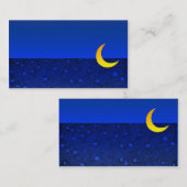 Moon and Stars Visitekaartje (Voorkant / Achterkant)