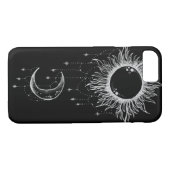 Moon and Sun Boho iPhone 7 Hoesje (Achterkant (Horizontaal))