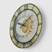 Moon and Sun Celestial Astronomy Grote Klok (Hoek)