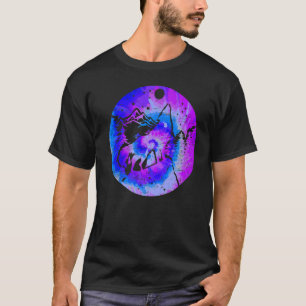 Moon and Wolven Wildlife Wild Animal T-shirt