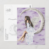 Moon Angel Briefkaart (Voorkant / Achterkant)