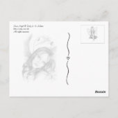 Moon Angel Briefkaart (Achterkant)
